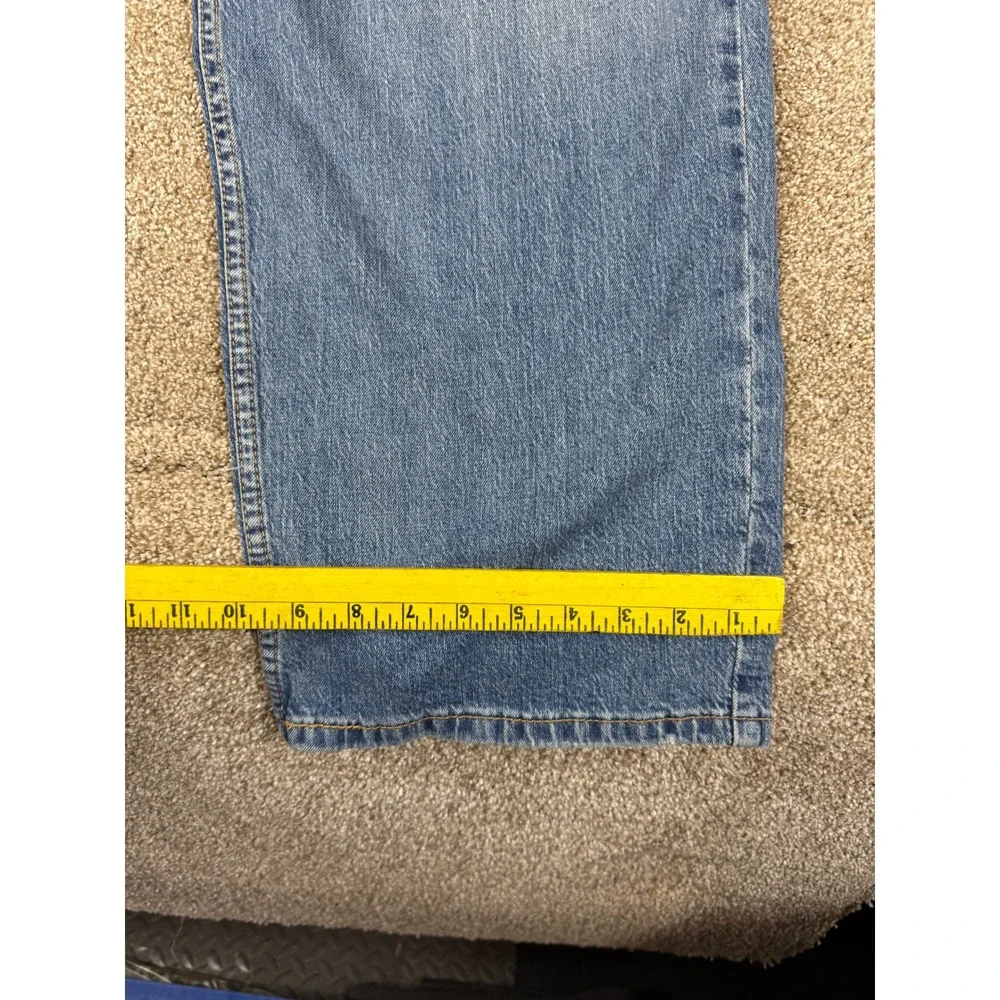 NEW Levis 559 Relaxed Straight Mens Blue Stretch Jeans 50x34 Irregular Workwear